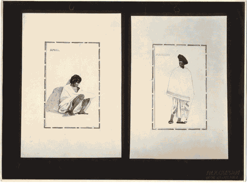 Image for II Biennale - Sezione del teatro - Sala 4 - Bozzetti per costumi teatralidi Beryl Tumiati