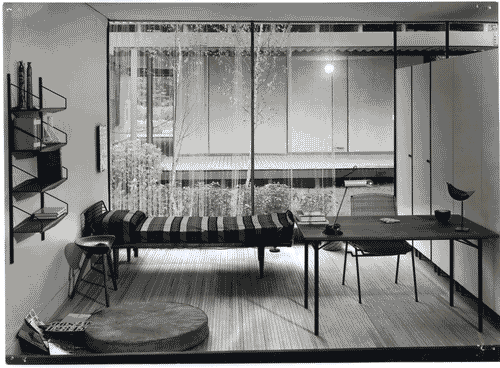 Image for XI Triennale - Parco Sempione - Mostra internazionale dell'abitazione - Alloggio internazionale - Camera da letto singola - Roberto Mango