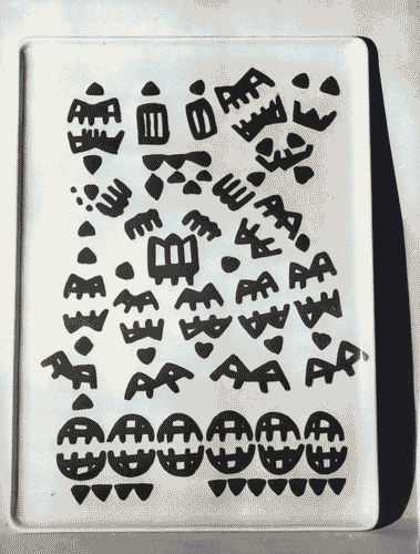 Image for X Triennale - Mostra dell'E.N.A.P.I. - Piastrella di ceramica - Giuseppe Capogrossi