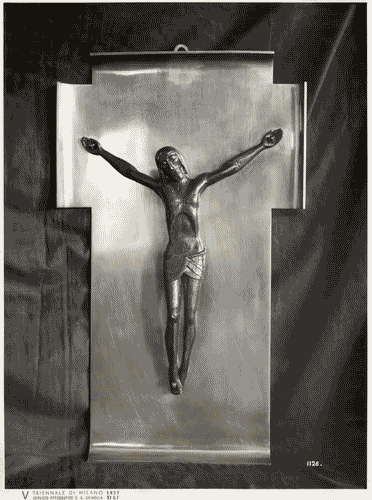 Image for V Triennale - Arti decorative e industriali - Cristalli-metalli-illuminazione - Crocifisso su fondo di rame