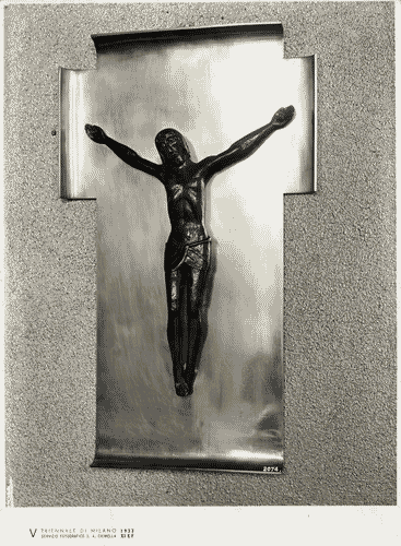 Image for V Triennale - Arti decorative e industriali - Cristalli-metalli-illuminazione - Crocifisso su fondo di rame