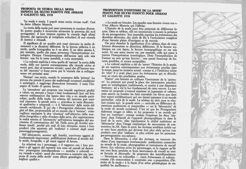 Image for Articolo sul dipinto "Proposta di storia della moda"