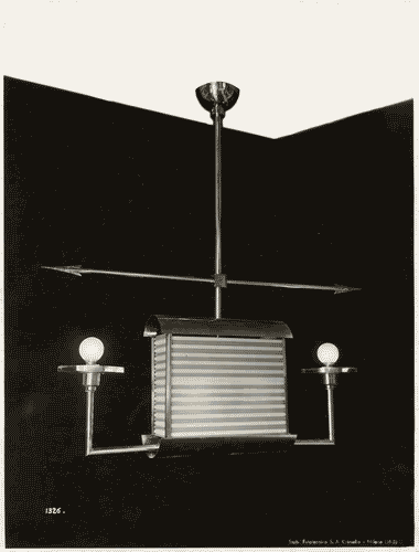 Image for V Triennale - Arti decorative e industriali - Cristalli-metalli-illuminazione - Lampadario