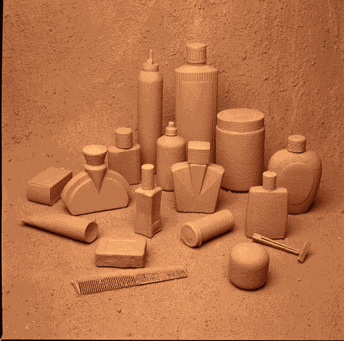 Image for XVIII Triennale - Partecipazioni internazionali - Spagna - Catalogna. Cassa contenente natura morta ancora viva - Prodotti cosmetici e d'igiene personale