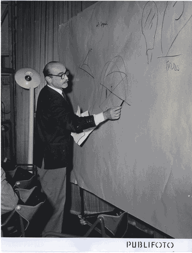 Image for IX Triennale - Convegno De Divina Proportione - Lucio Fontana