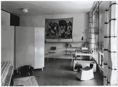 Image for XI Triennale - Parco Sempione - Mostra internazionale dell'abitazione - Alloggio tedesco - Camera dei bambini - Brigitte D'Ortschy