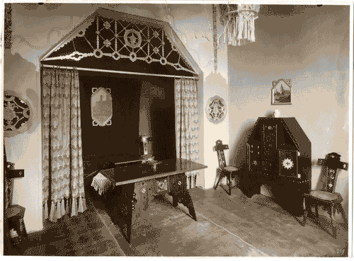 Image for III Biennale - Sezione friulana - Salotto con alcova di Giuseppe Barazzutti