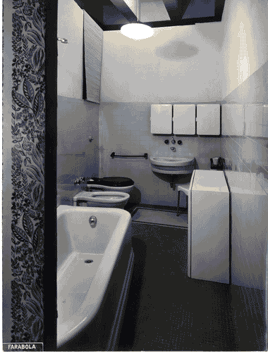 Image for X Triennale - Mostra della casa - Alloggio Borsalino n. 2 - Bagno - Ignazio Gardella - Gianfranco Frattini - Anna Monti - Gianemilio Monti - Piero Monti - Giancarlo Ortelli.