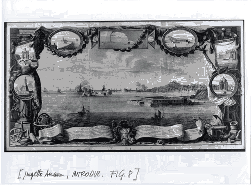 Image for Le città immaginate - Nove progetti per nove città. Sezione progettuale -Ancona (Una frontiera urbana da Vanvitelli a Vanvitelli) - Veduta del porto del 1738 di Luigi Vanvitelli