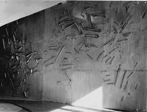 Image for X Triennale - Palazzo dell'Arte - Atrio e vestibolo del piano terreno - Bassorilievo in gesso "Plastica parietale" - Umberto Milani