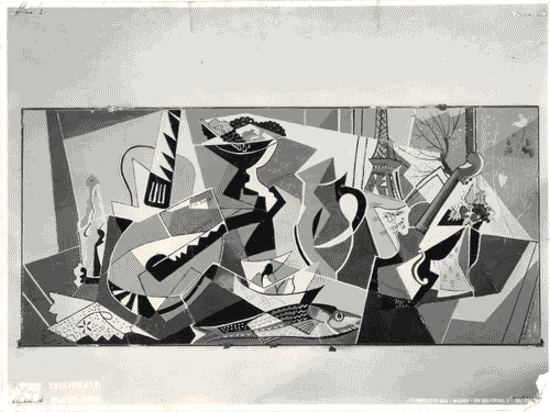 Image for X Triennale - Mostra del pezzo unico - Pannello di ceramica "Composizione"