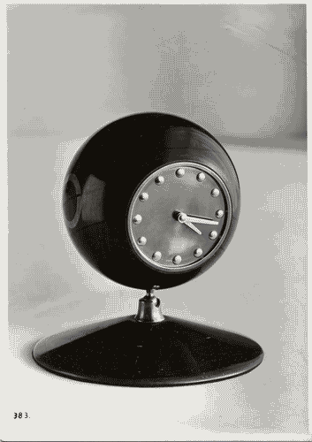 Image for V Triennale - Arti decorative e industriali - Sala dell'E.N.A.P.I. - Mobili e oggetti di legno - Orologio in legno intarsiato