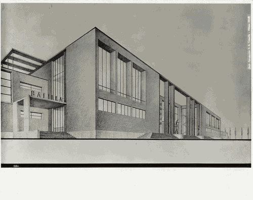 Image for V Triennale - Mostra internazionale di architettura moderna - I° galleriadell'Italia - Progetti di edifici tipici - Edifici sociali - Casa dei balilla e delle piccole italiane di Cesare Scoccimarro