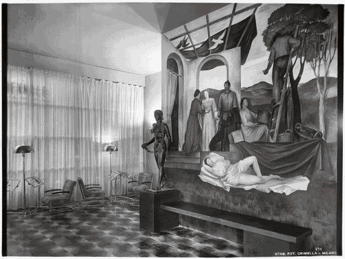 Image for VI Triennale - Padiglione nel parco Sempione - Mostra internazionale di architettura - Libreria d'arte