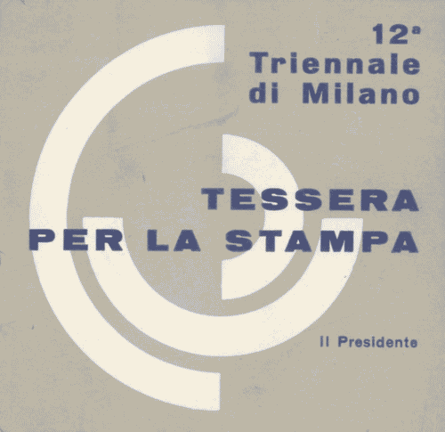 Image for Tessera per la Stampa