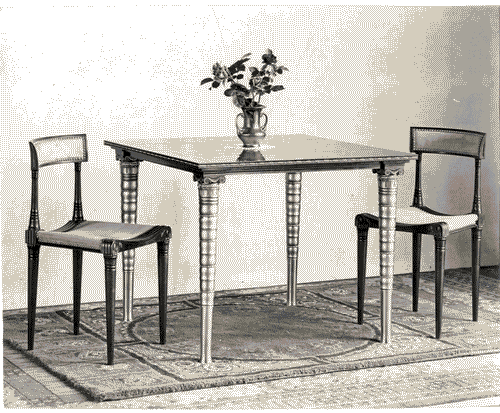 Image for III Biennale - Sezione friulana - Sala da pranzo di Angelo Sello - Tavoloe sedie