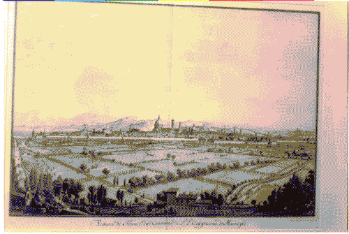 Image for Le città immaginate - Un viaggio in Italia. Sezione storica - Firenze (o del modello monumentale) - "Veduta di Firenze dal Convento de' P.P. Cappuccini di Montughi" di Giuseppe Zocchi