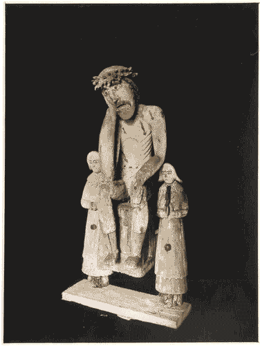 Image for II Biennale - Sezione della Lituania - Statuetta in legno "Cristo pensoso"