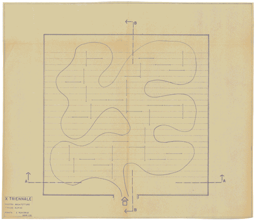 Image for Mostre temporanee. Architetture tipiche alpine. Area espositiva. Indicazione del percorso di visita
