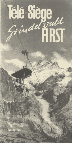 Image for Pieghevole pubblicitario "Télé-Siège Grindelwald First - Suisse"