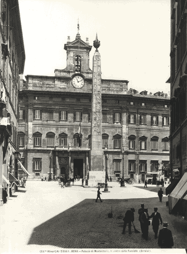Image for Facciata del Palazzo di Montecitorio a Roma
