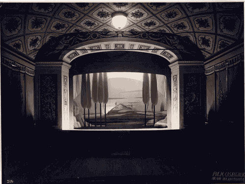 Image for II Biennale - Sezione del teatro - Scena per il "San Francesco" di Antonio Lega, bozzetto di Sandro Biazzi