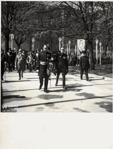 Image for VII Triennale - Inaugurazione - Visita del re d'Italia, Vittorio Emanuele III di Savoia - Giuseppe Bianchini - Giuseppe Bottai