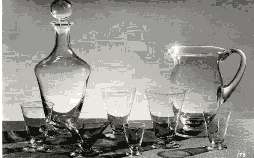 Image for IX Triennale - Padiglione del Vetro - Servizio in vetro