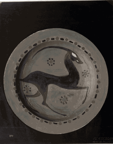 Image for II Biennale - Sezione del teatro - Sala 3 - Scudo per le rappresentazionial teatro Greco di Siracusa di Duilio Cambellotti