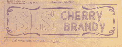 Image for Bozzetto per pubblicità "SIS Cherry Brandy"