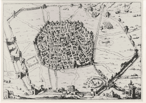 Image for Le città immaginate - Un viaggio in Italia. Sezione storica - Bologna (o degli esperimenti cauti) - "Felsina sive Bonimia Antiqua" acquaforte di Ovidio Montalbani