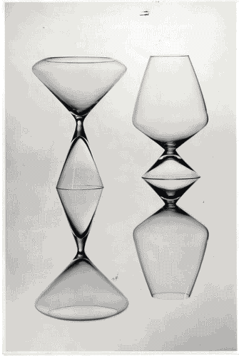 Image for XI Triennale - Sezione dell'Olanda - Coppa per gelato e bicchiere da cognac del servizio "Narciso" - Isabel A.M. Giampietro