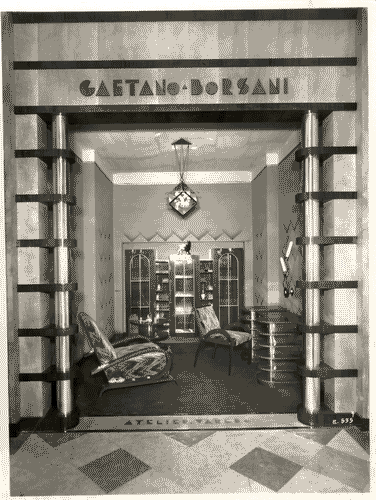 Image for IV Triennale - II Galleria dell'arredamento - Salotto da studio per signora di Gaetano e Osvaldo Borsani