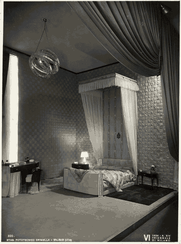 Image for VI Triennale - Mostra dell'arredamento - Camera da letto di Renato Wild e Guglielmo Ulrich