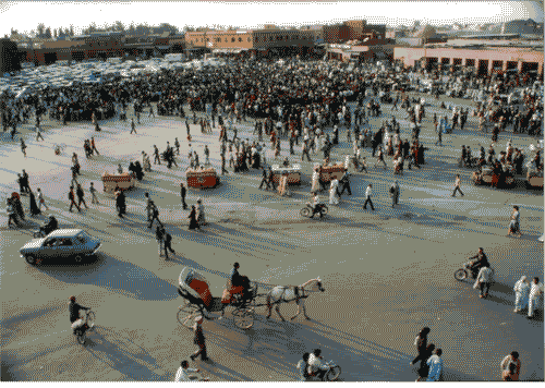 Image for XVII Triennale - Le città del mondo e il futuro delle metropoli - Partecipazioni internazionali - Sezione UNDP Programma delle Nazioni Unite per lo sviluppo - Una piazza di una città