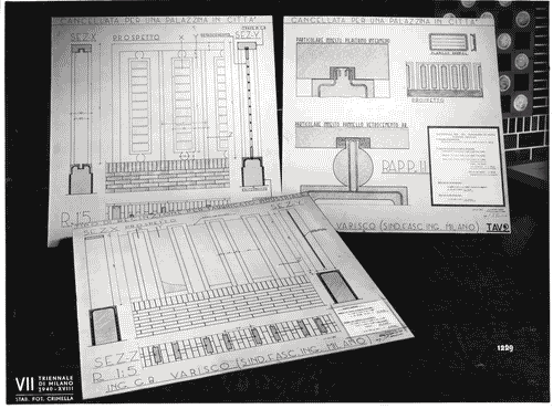 Image for VII Triennale - Mostra dell'architettura - Sezione 6°. L'autarchia nella costruzione - Progetto per il concorso per la sostituzione delle cancellate di ferro