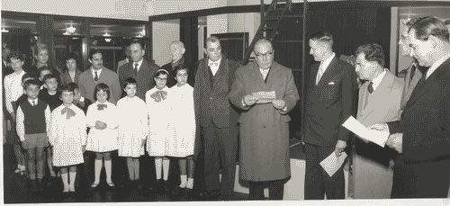 Image for XII Triennale - Consegna della scuola inglese al Comune di Milano - Virgilio Ferrari - Adriano di Spilimbergo - Kenneth Thompson