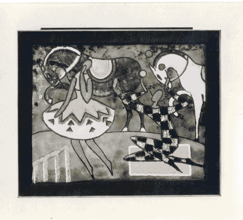 Image for III Biennale - Sezione svizzera - Opere d'arte decorativa e applicata - Scrigno con smalto "Il circo" di Geramana De Siebenthal