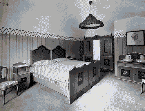 Image for I Biennale - Sezione Triveneta - Sezione speciale Ambienti borghesi e popolari - Camera da letto di Giorgio Wenter Marini