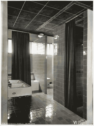 Image for VI Triennale - Padiglione nel parco Sempione. Mostra dell'abitazione - Alloggio n. 2: tipo di alloggio per quattro persone - Bagno