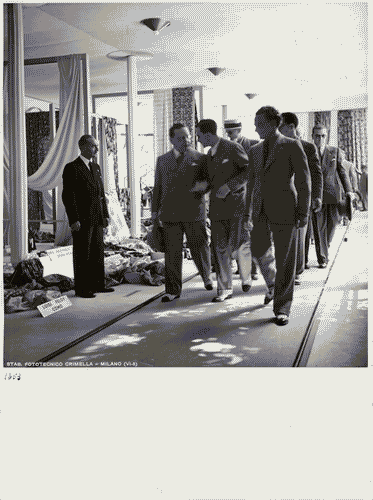 Image for VI Triennale - Visita del ministro della Cultura Popolare, Dino Alfieri - Giornalisti esteri - Giulio Barella