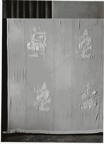 Image for V Triennale - Arti decorative e industriali - Tessuti-pizzi-ricami - Tendain ètamine ricamato