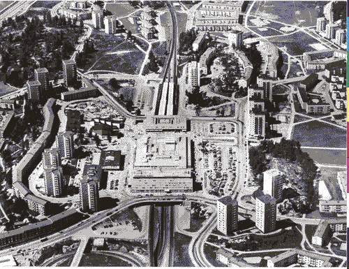 Image for XVII Triennale - Le città del mondo e il futuro delle metropoli - Partecipazioni internazionali - Sezione Svezia - Stoccolma - Veduta aerea di Vällingby