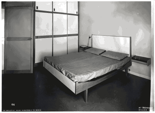 Image for IX Triennale - Abitazione - Alloggio n. 2: appartamento per 3 persone - Luisa Castiglioni - Margherita Bravi - Camera da letto matrimoniale - Castiglioni e Bravi