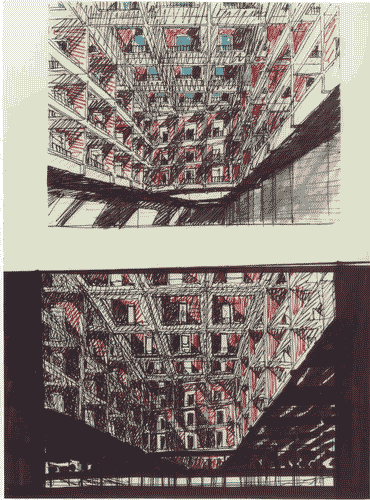 Image for Le città immaginate - Nove progetti per nove città. Sezione progettuale -Roma (La città politica. Il Parlamento e i nuovi ministeri) - Studio per il foro della politica in via del Corso