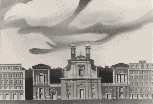 Image for Le città immaginate - Nove progetti per nove città. Sezione progettuale -Roma (La città politica. Il Parlamento e i nuovi ministeri) - Particolaredel dipinto di via del Corso di Pierluigi Eroli