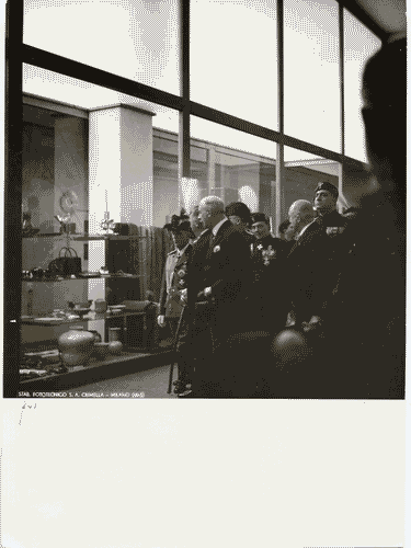 Image for VI Triennale - Inaugurazione - Visita del re d'Italia, Vittorio Emanuele III di Savoia - Giulio Barella - Marino Parenti