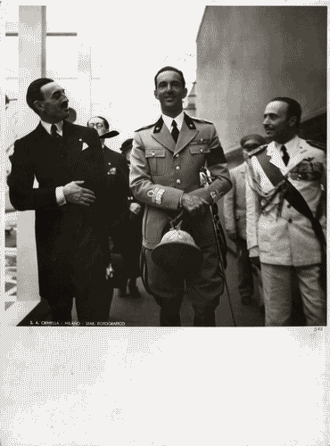 Image for Visita del principe di Piemonte, Umberto di Savoia - Marcello Visconti di Modrone