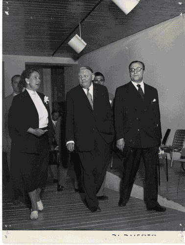 Image for X Triennale - Visita del Ministro dell'Economia della Germania Federale Ludwig Erhard - Ivan Matteo Lombardo