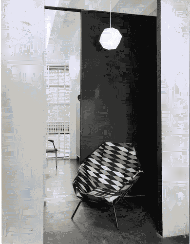 Image for X Triennale - Mostra della casa - Alloggio Borsalino n. 1 - Anticamera con poltrona - Ignazio Gardella - Marco Comolli - Luigi Radice - Enrico Taglietti